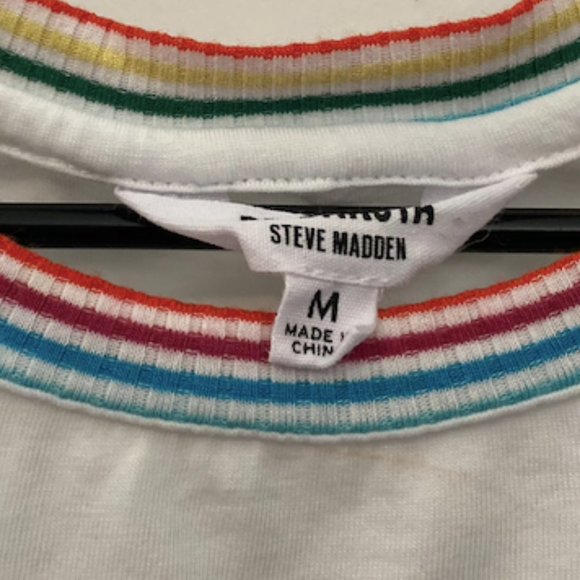 BB Dakota Rainbow Ringer Tee - Picture 7 of 7